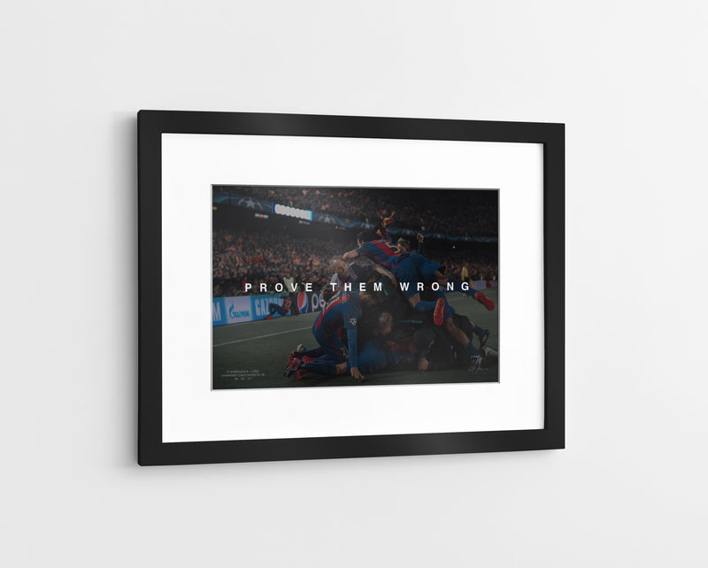 Prove Them Wrong Box Framed Print